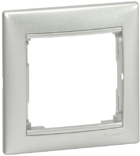 Рамка горизонтальная Legrand Valena 1-м. алюминий картинка